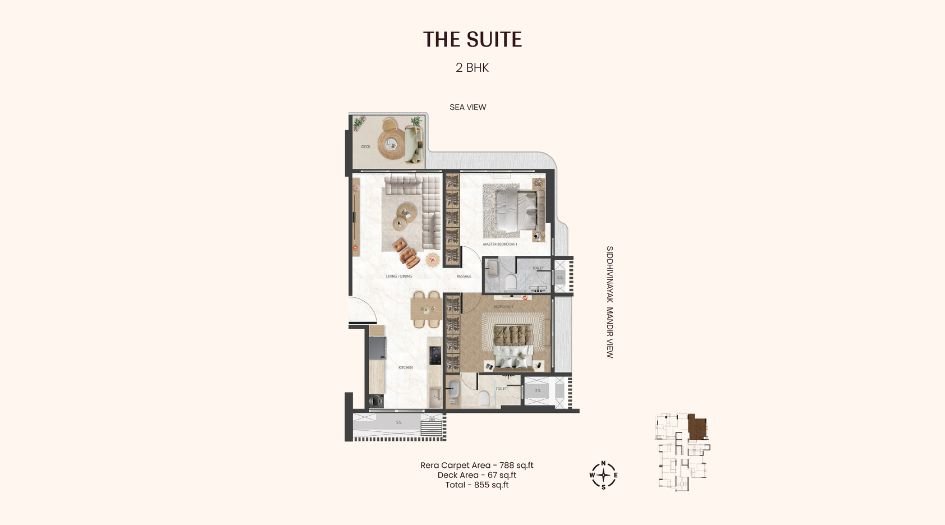 Vibrant-The-V-Mansion-Floor-Plan-2 BHK